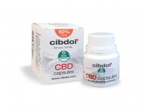 CIBDOL CBD Softgel Capsules 10% 960 mg 60 μαλακές κάψουλες