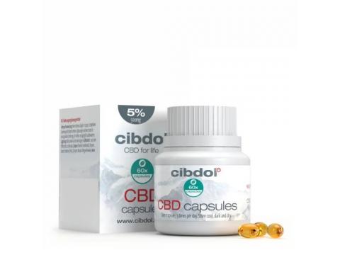 CIBDOL CBD SOFT GELS  CAPSULES 5% 500mg 60 μαλακές κάψουλες